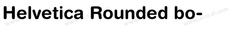 Helvetica Rounded bo字体转换